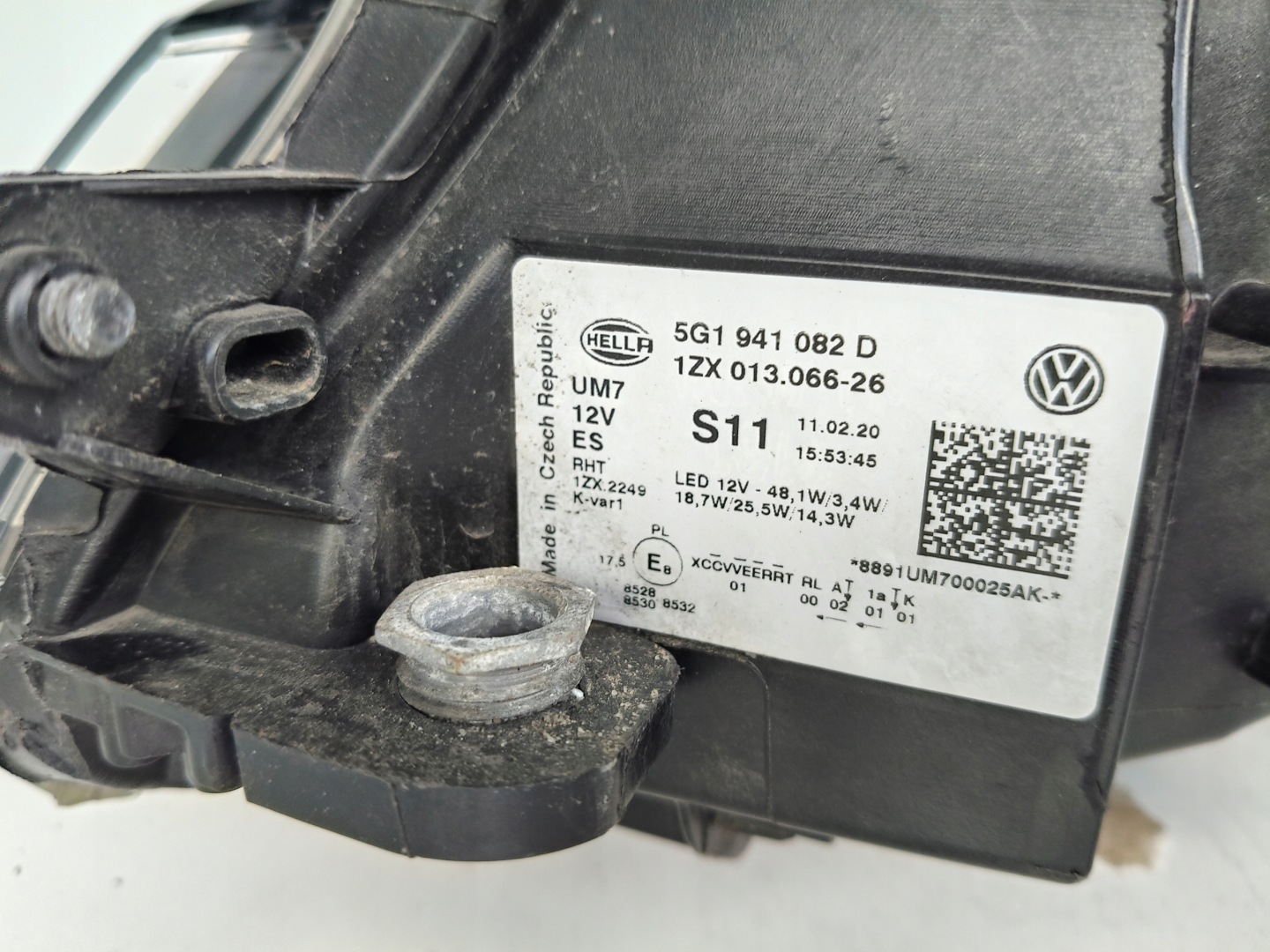 Frontscheinwerfer VW Golf V 5G1941082D LED Rechts Scheinwerfer Headlight - Thumbnail 9