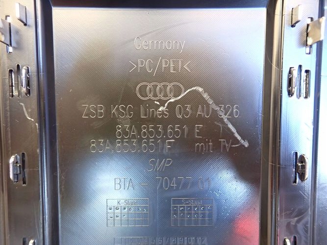 Audi Q3 Kühlergrill FRONTGRILL Kühlergitter 83A853651F - Thumbnail 6