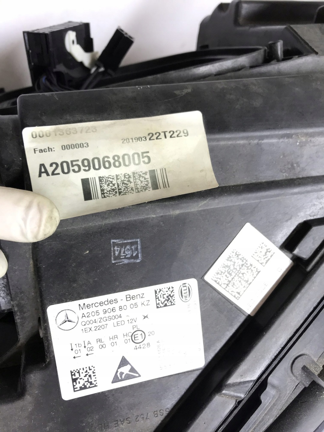 Frontscheinwerfer Mercedes-Benz C-Klasse W205 A2059068005 High Performance LED Rechts Headlight - Thumbnail 12
