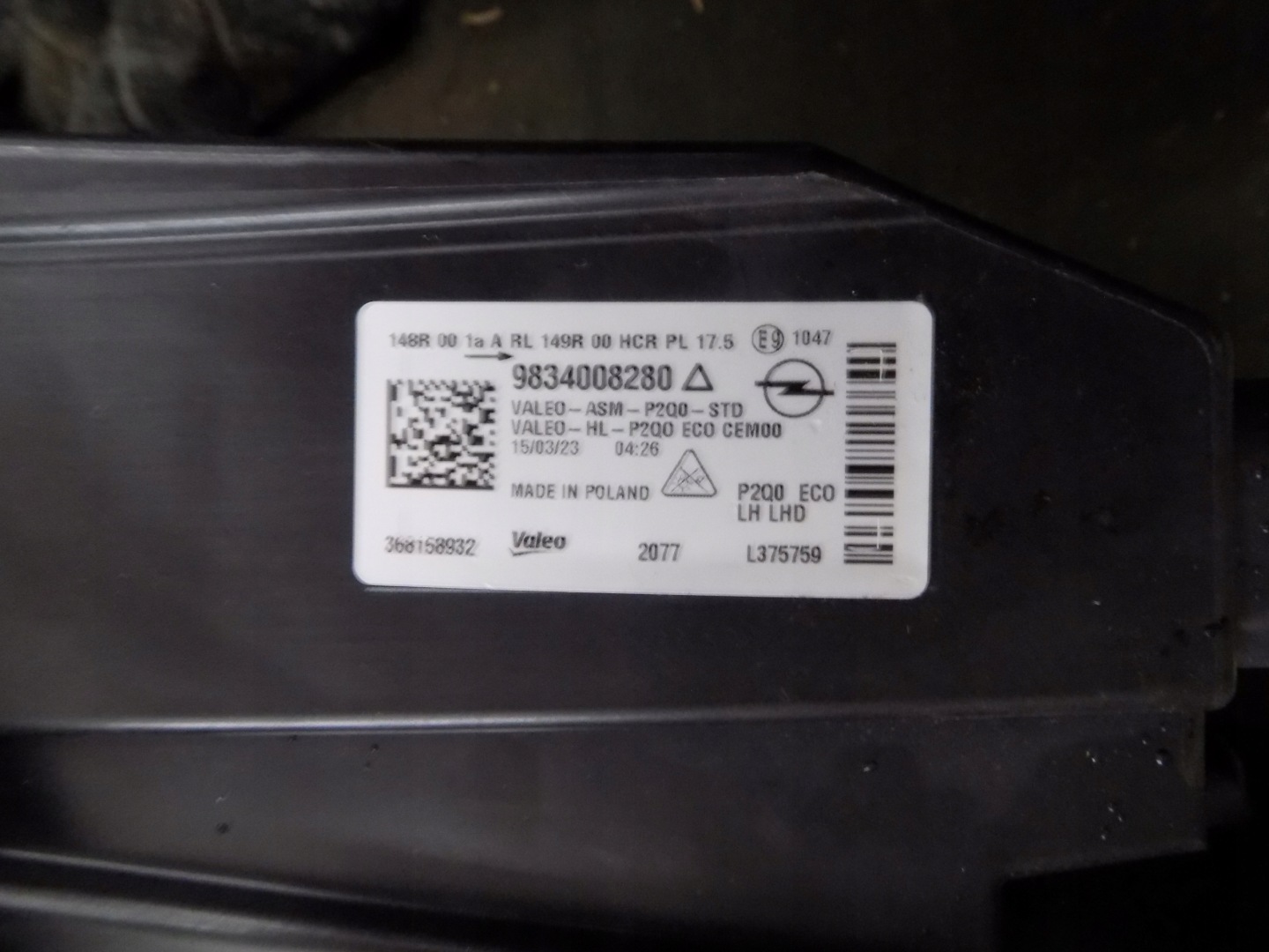 Frontscheinwerfer Opel Mokka 98340082 LED Links Scheinwerfer Headlight - Thumbnail 9