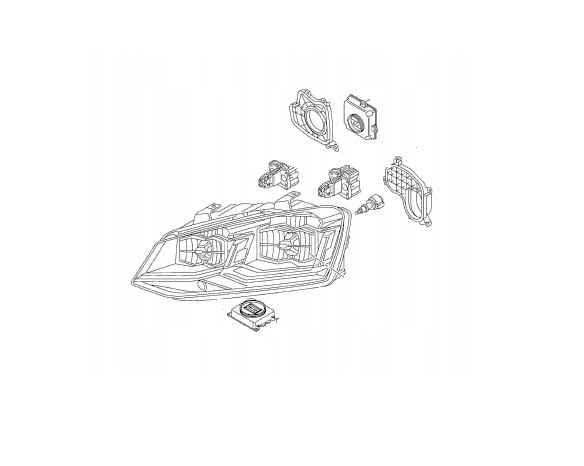 Frontscheinwerfer VW Touran 5T 5TB941005A LED Links Scheinwerfer Headlight - Thumbnail 1