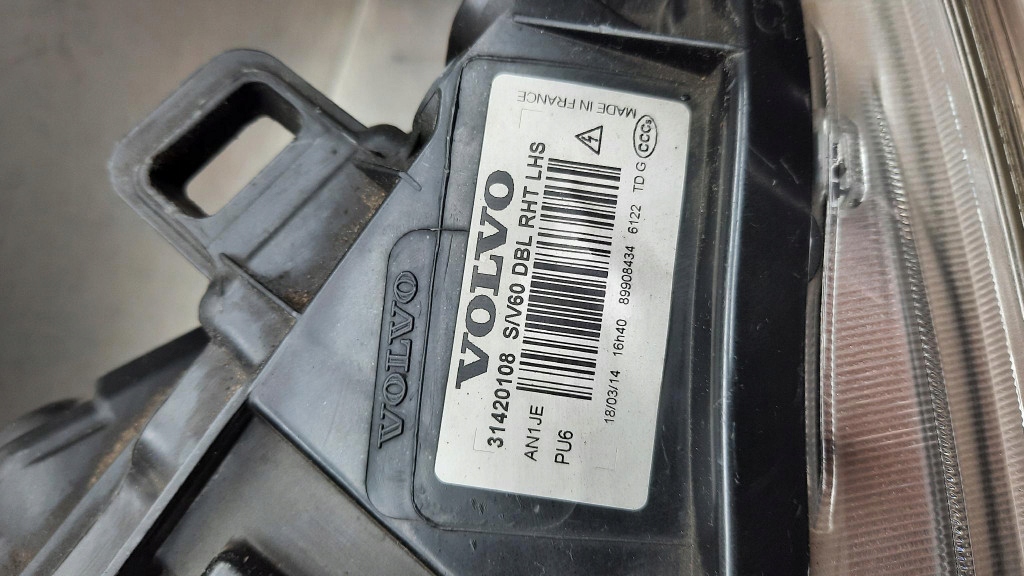 Frontscheinwerfer Volvo S60/V60 S60 31420108 Xenon Links Scheinwerfer Headlight - Thumbnail 9