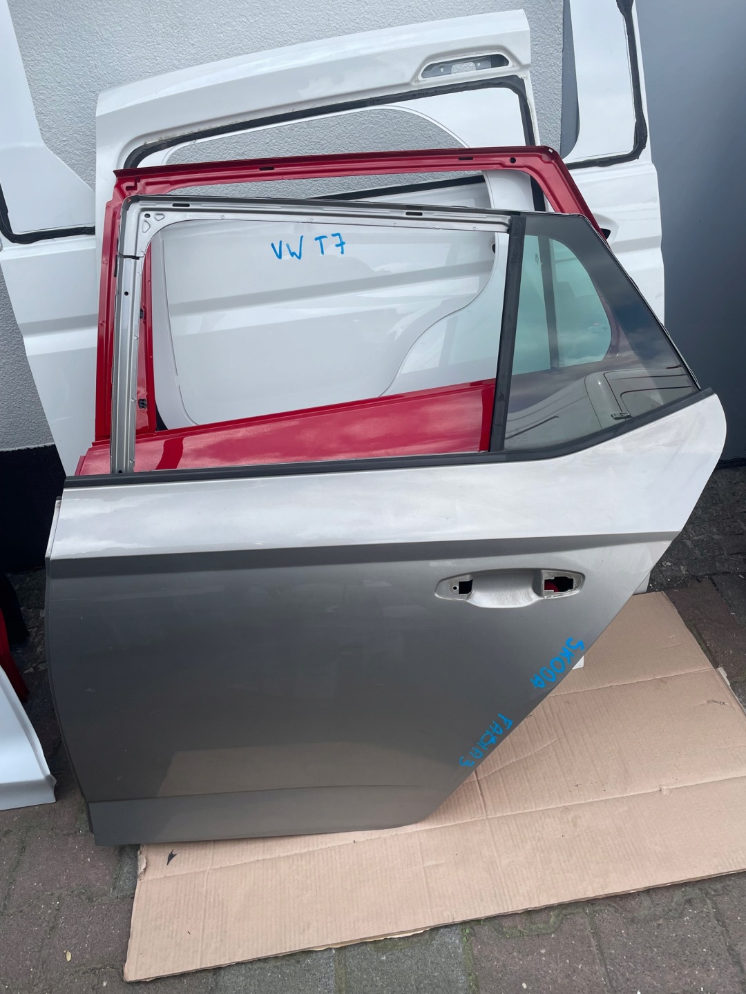 Skoda Fabia 6Y Tür Hinten Links Door Porta Porte - Thumbnail 1