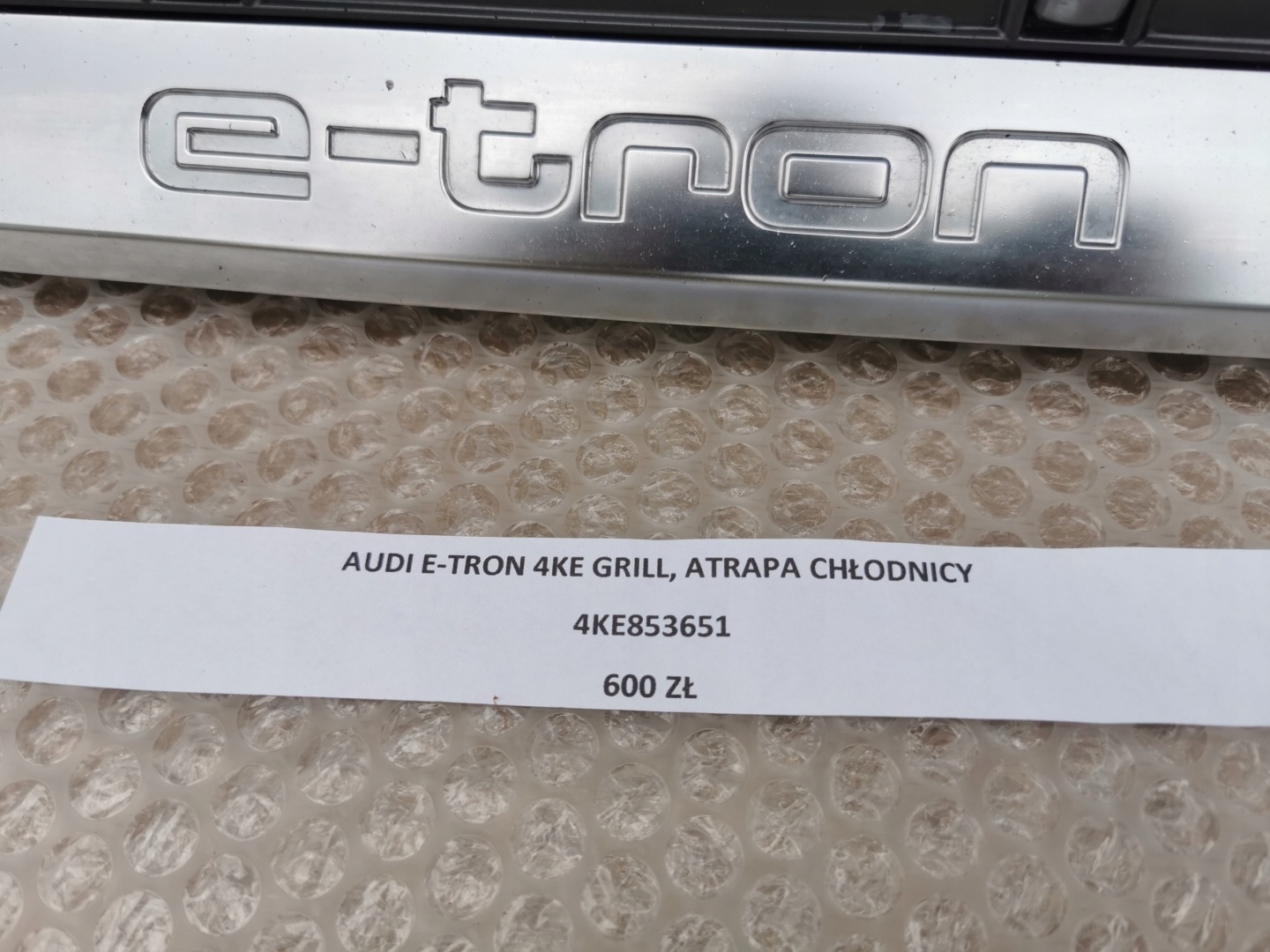 Audi e-tron Kühlergrill FRONTGRILL Kühlergitter 4KE853651BA - Thumbnail 10