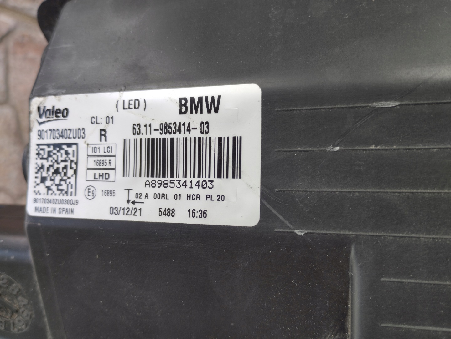 Frontscheinwerfer BMW i3 I01 2985341 Facelift LED Rechts Scheinwerfer Headlight - Thumbnail 9