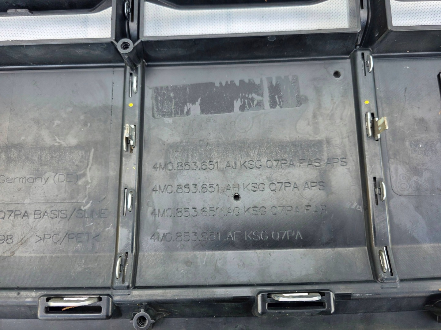 Audi Q7 Kühlergrill FRONTGRILL Kühlergitter 4M0853651AJ - Thumbnail 11