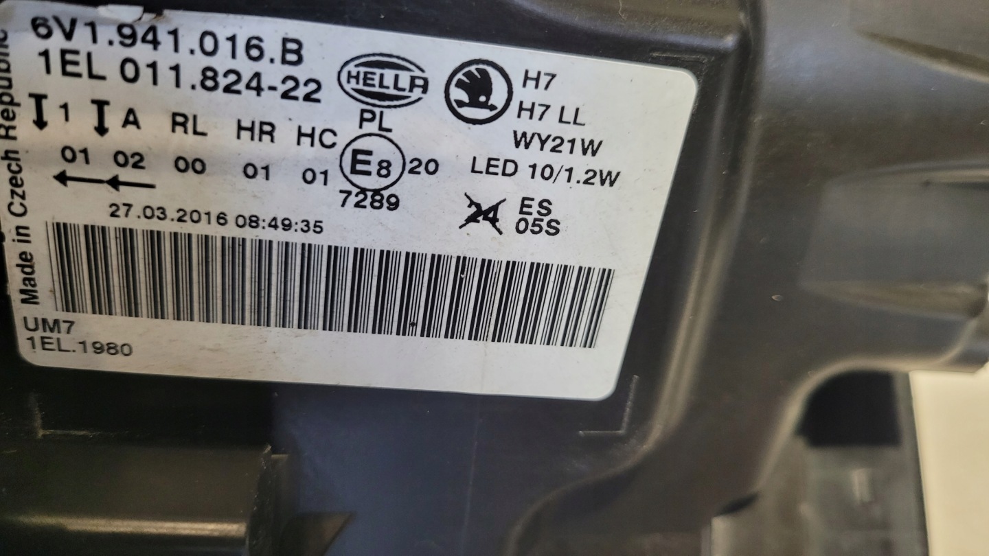 Frontscheinwerfer Skoda Fabia 6Y 6V1941015B LED Links Scheinwerfer Headlight - Thumbnail 11
