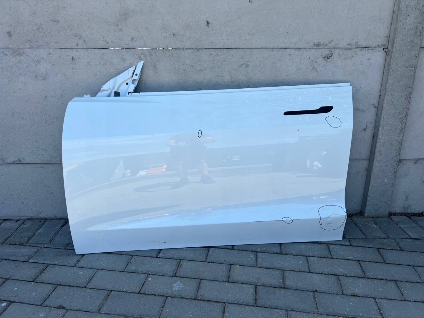 Tesla Model 3 003 Tür Vorne Links Door Porta Porte - Thumbnail 1