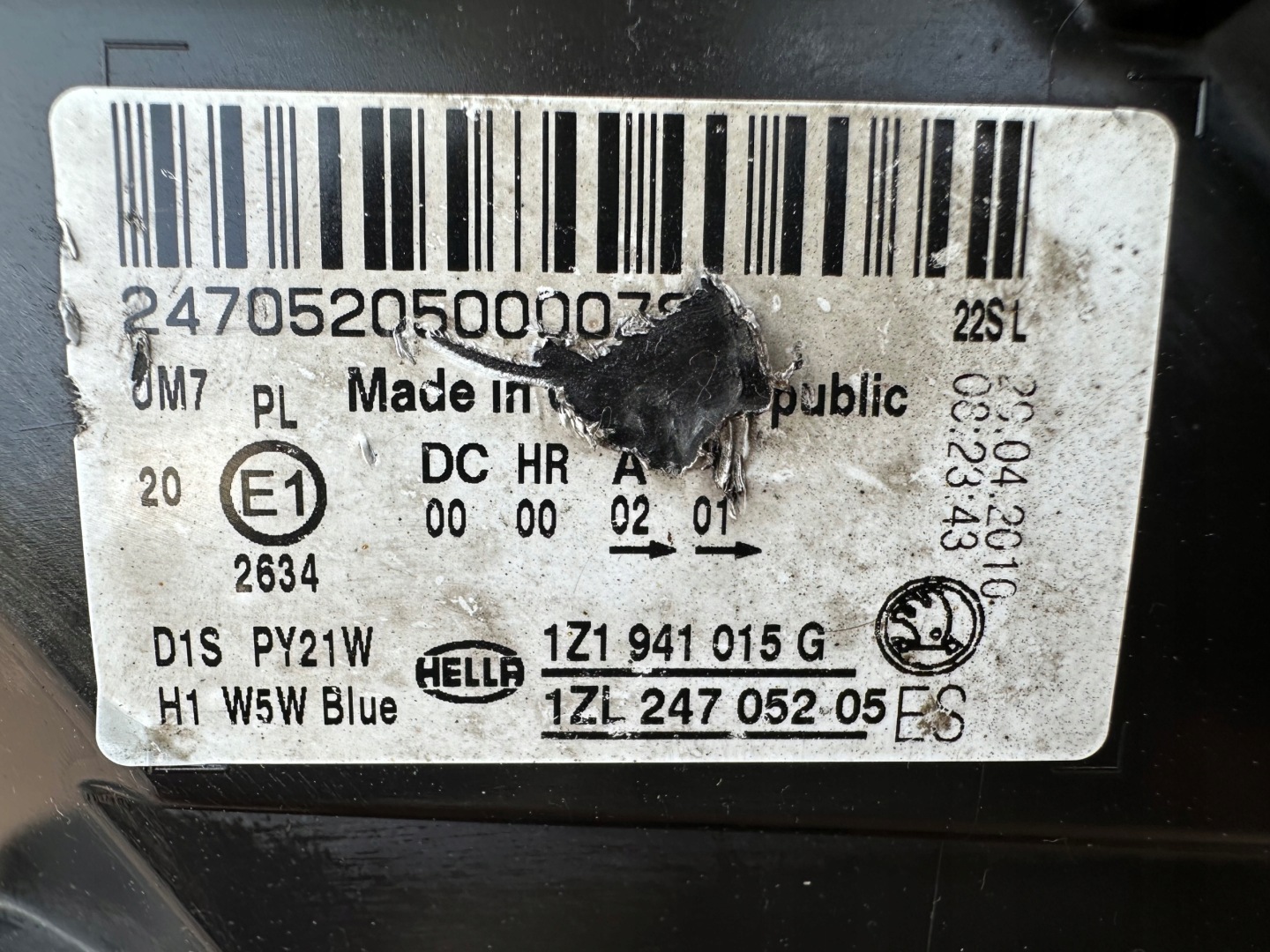 Frontscheinwerfer Skoda Octavia 1U 1Z1941015G0 Bi-Xenon Links Headlight - Thumbnail 11