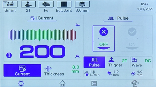 SPAWARKA IDEAL EXPERT TIG 230 AC/DC PFC PULSE Pro5 LCD W 230V 230A MMA
