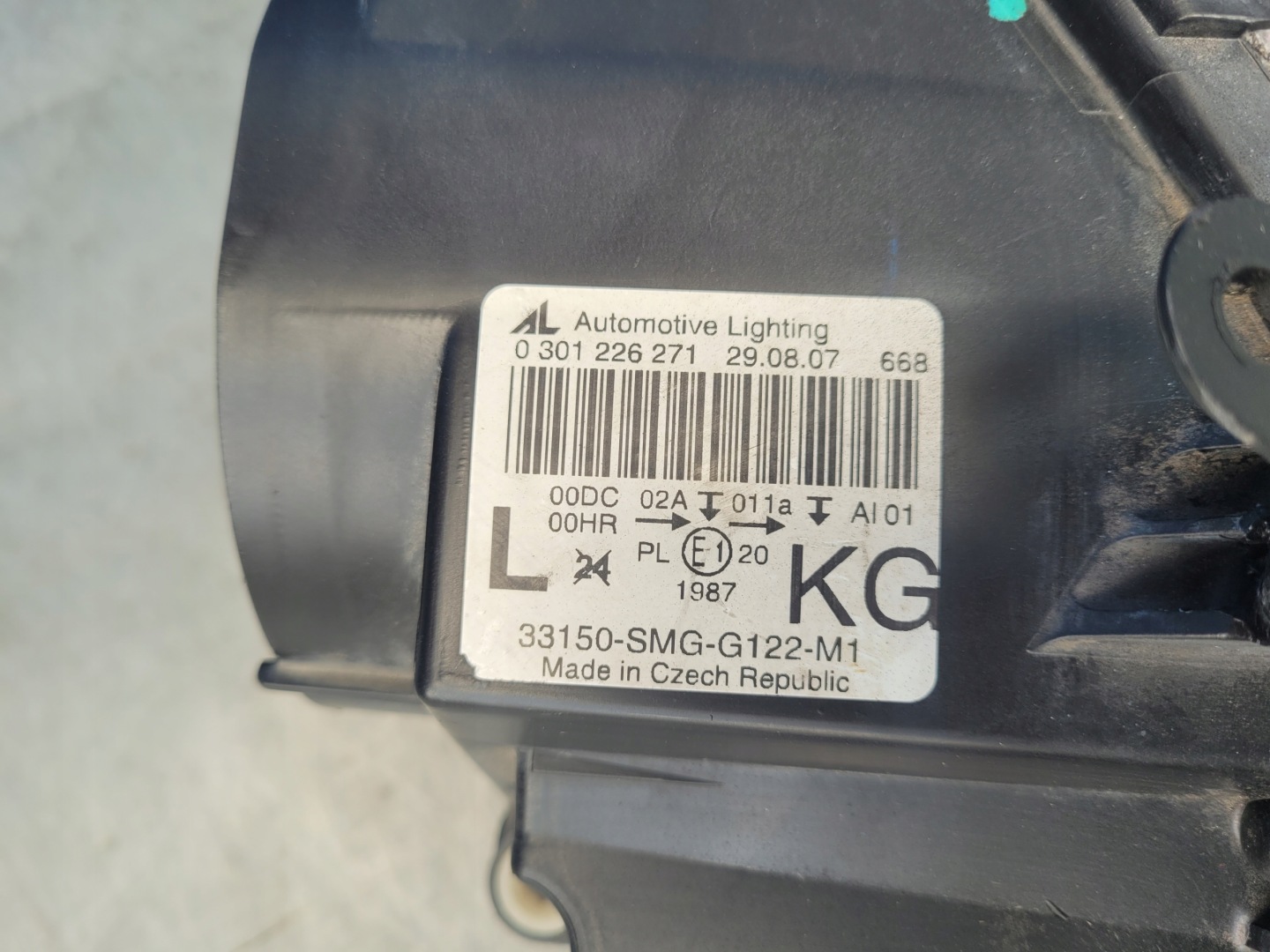 Frontscheinwerfer Honda Civic I SB 33150SMGG122M1 Xenon Links Headlight - Thumbnail 12