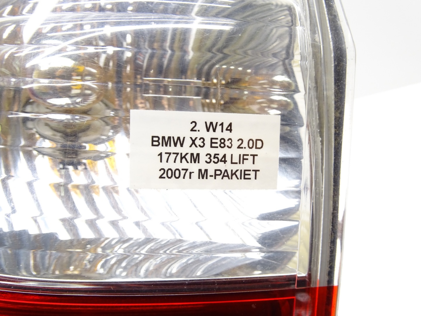 BMW X3 E83 Rückleuchte 7162209 Rearlamp - Thumbnail 7