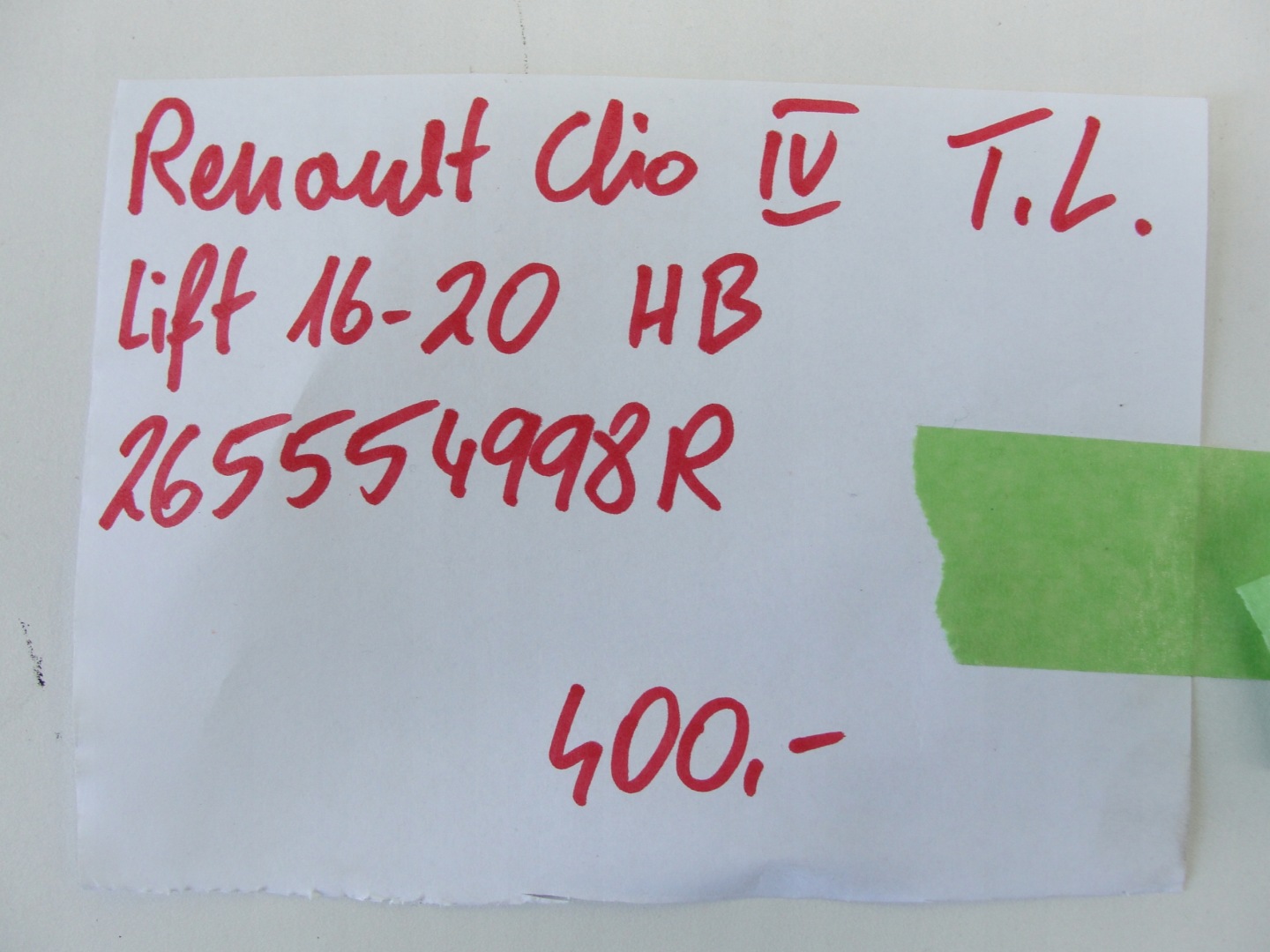 Renault Clio X98 Rückleuchte 265554998R Rearlamp - Thumbnail 5