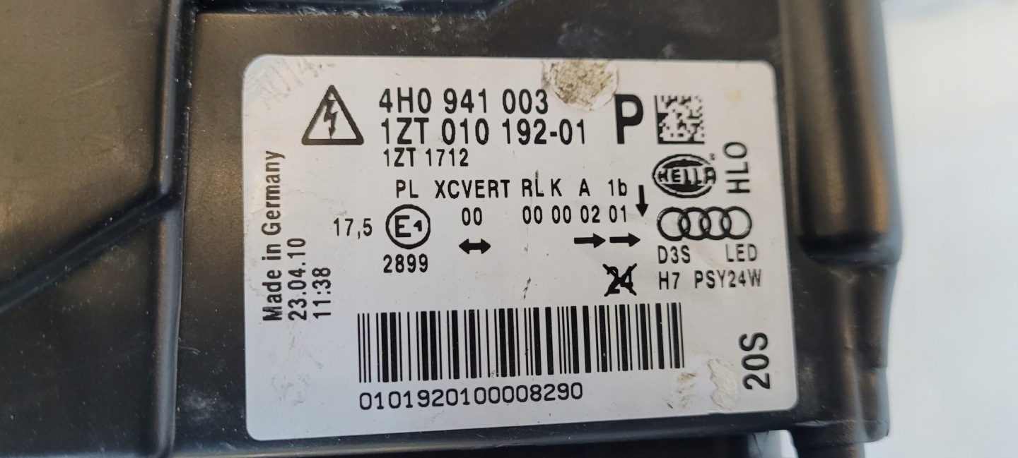 Frontscheinwerfer Audi A8 4H0941003D Bi-Xenon Links Scheinwerfer Headlight - Thumbnail 6