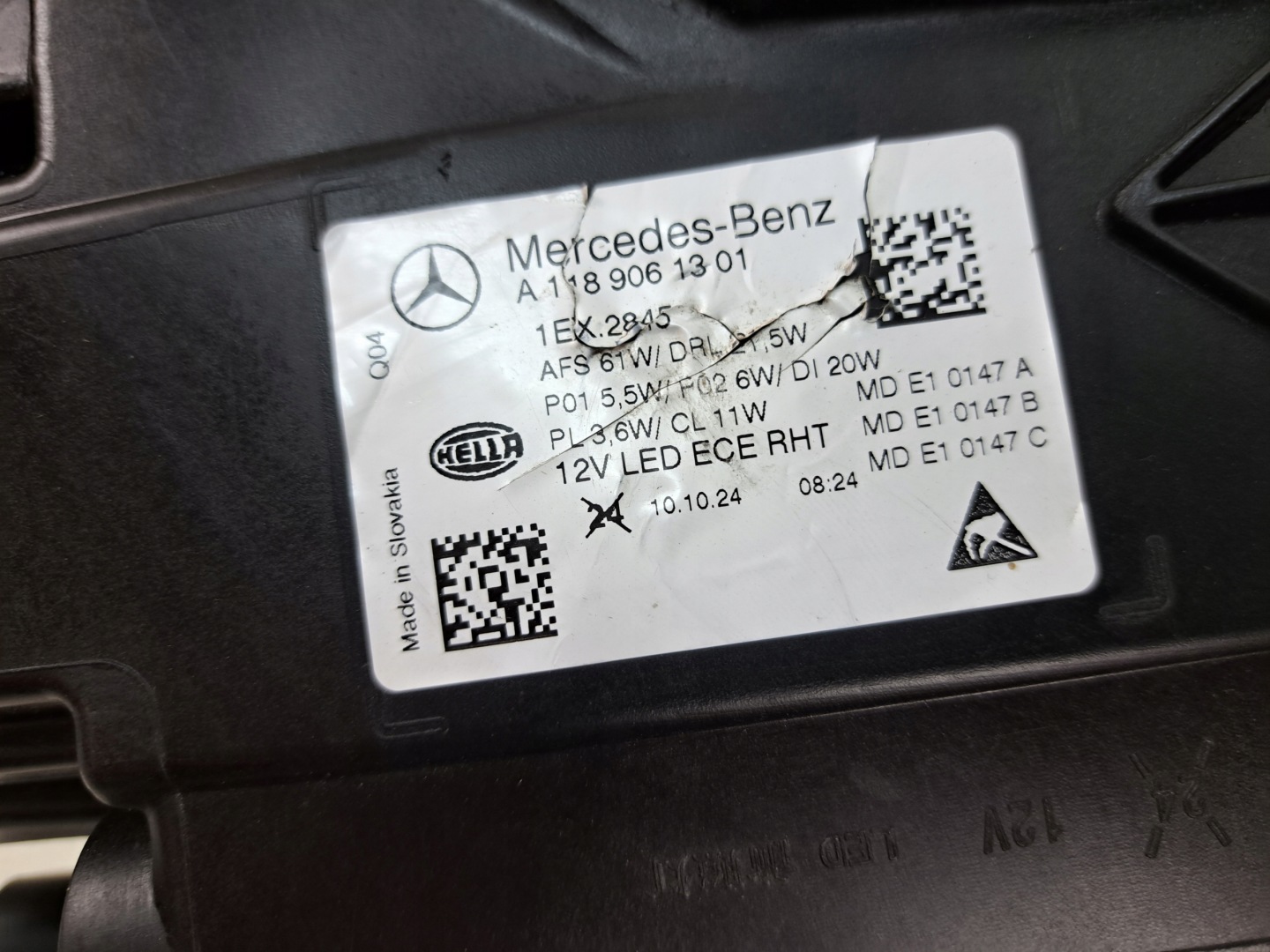 Frontscheinwerfer Mercedes-Benz CLA C118 A1189061401 Multibeam LED Links Headlight - Thumbnail 9