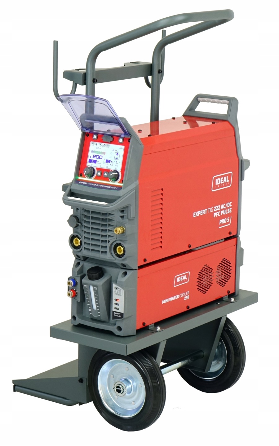 Spawarka IDEAL EXPERT TIG 222 AC/DC PFC Pulse Pro5 LCD W 230V 200A