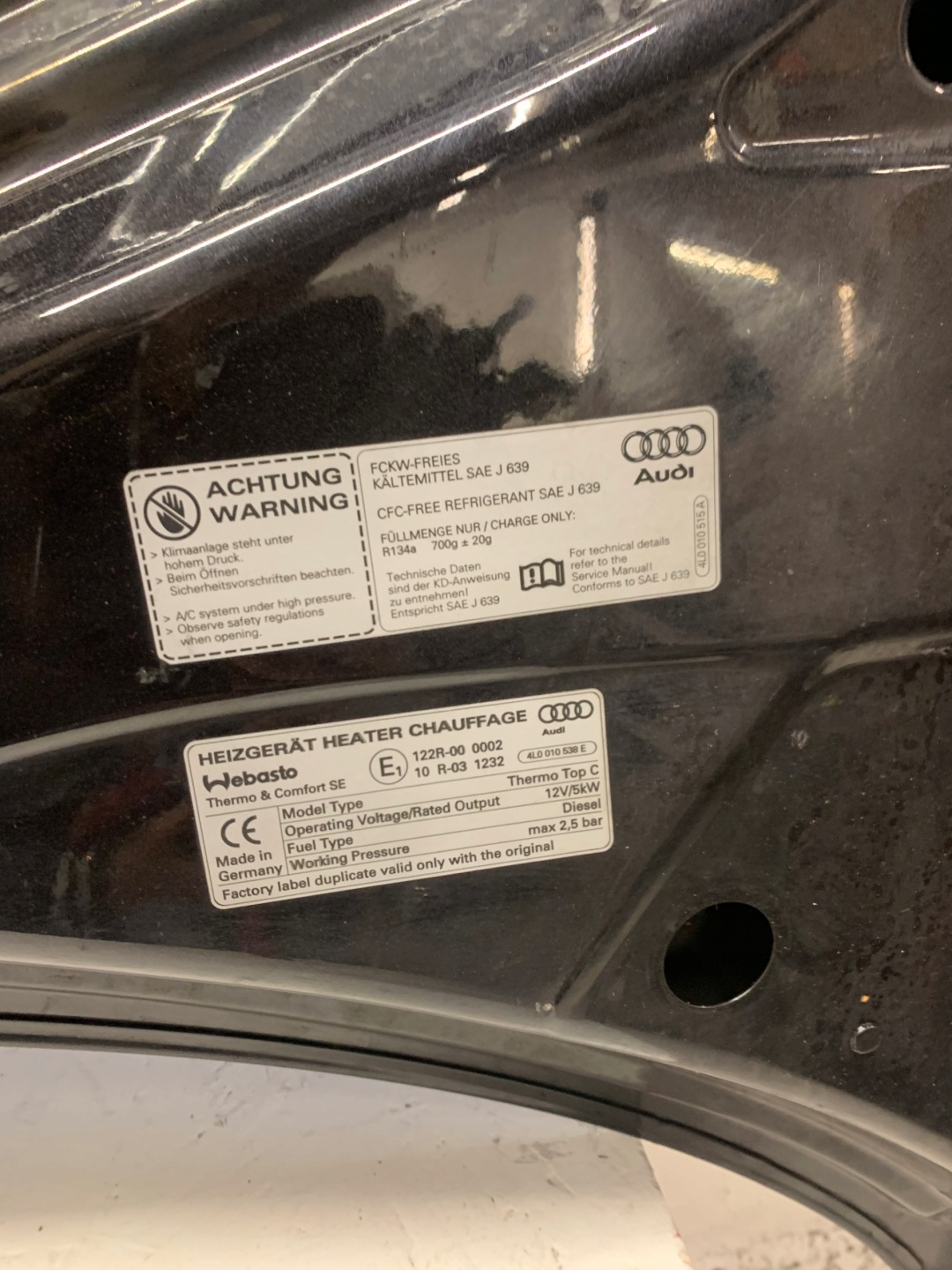 Motorhaube Audi Q7 Bonnet Hood - Thumbnail 12