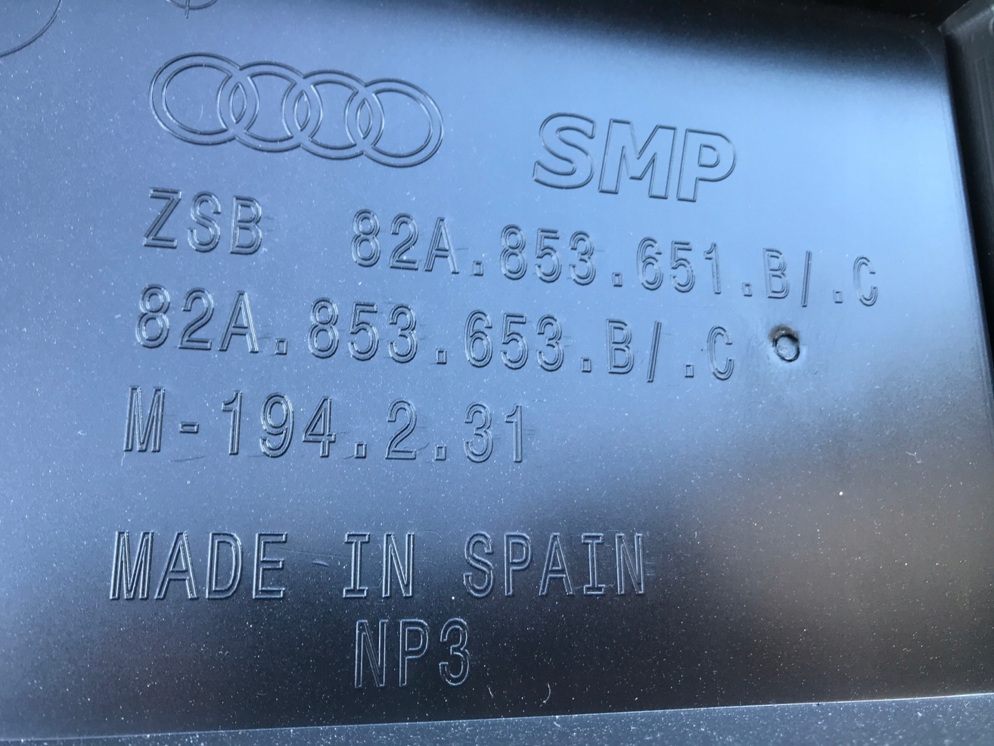 Audi A1 82A Kühlergrill FRONTGRILL Kühlergitter 82A853653B - Thumbnail 4