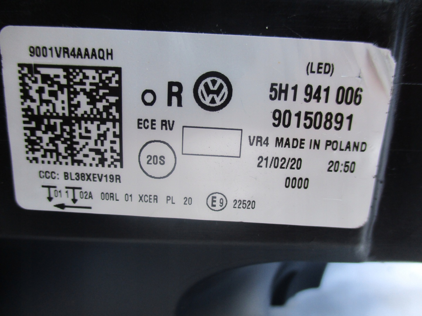 Frontscheinwerfer VW Golf V 5H1941006 LED Rechts Scheinwerfer Headlight - Thumbnail 9