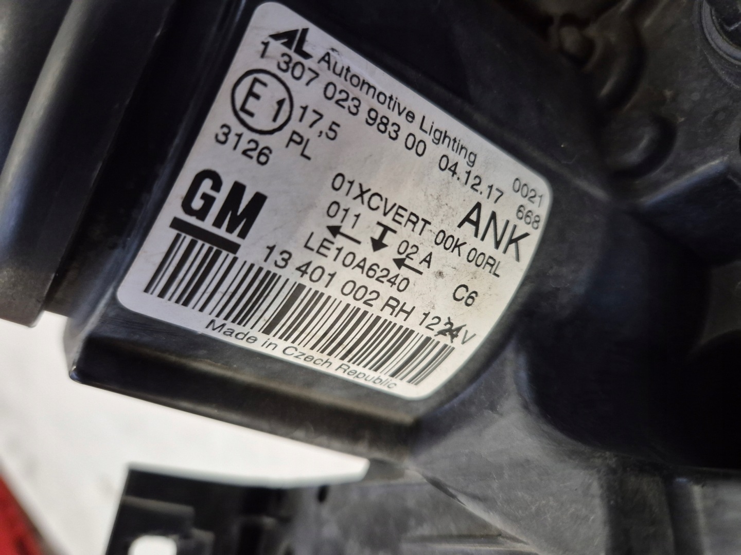 Frontscheinwerfer Opel Zafira 13401002 Xenon Rechts Scheinwerfer Headlight - Thumbnail 8
