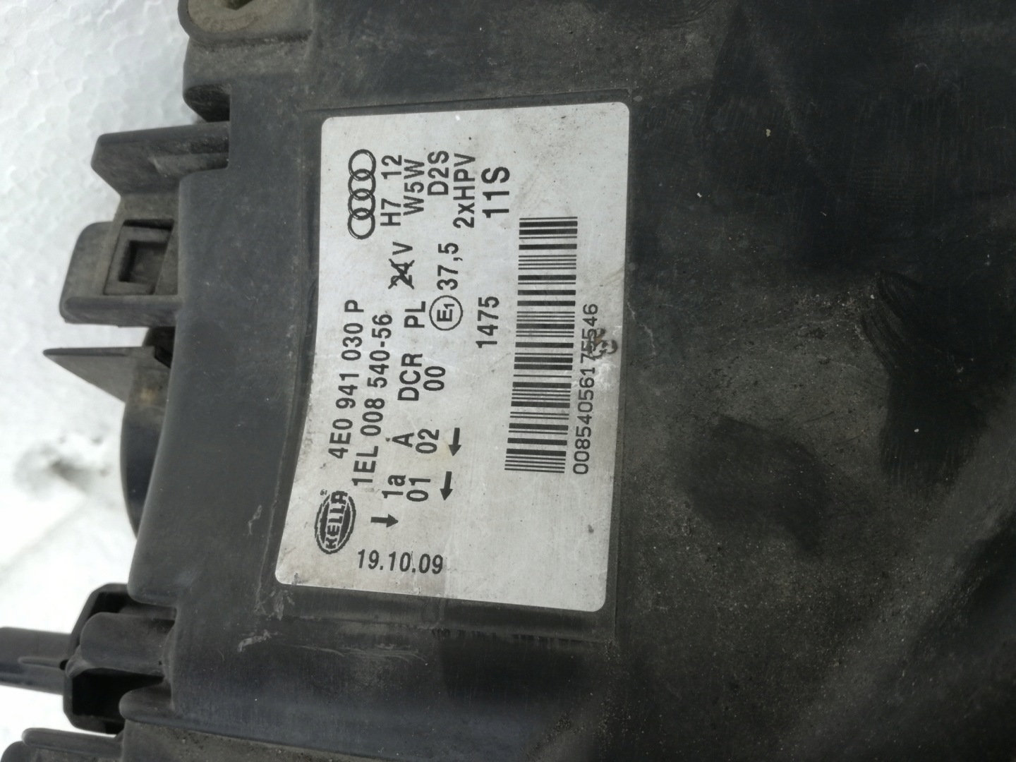 Frontscheinwerfer Audi A8 4E0941030P Xenon Rechts Scheinwerfer Headlight - Thumbnail 8