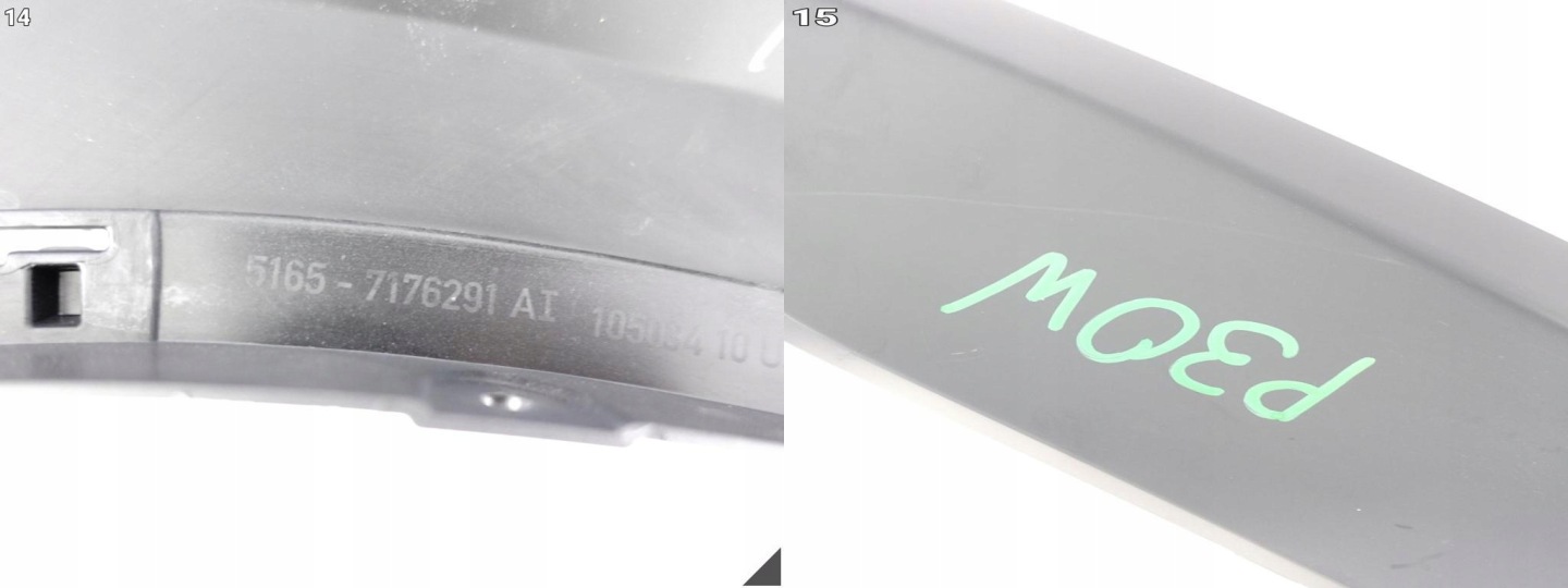 Kotflügel BMW X6 E72 7176291 Vorne Links Fender Parafanghi Ailes - Thumbnail 12