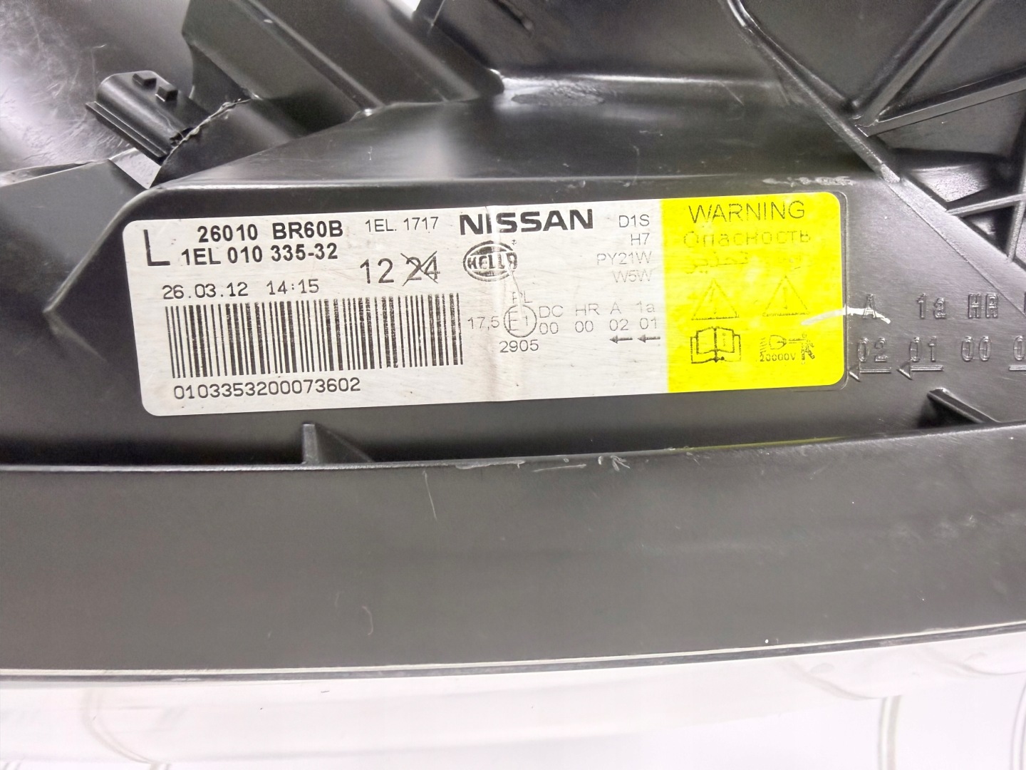 Frontscheinwerfer Nissan Qashqai J10 26010BR60B Xenon Rechts Headlight - Thumbnail 11