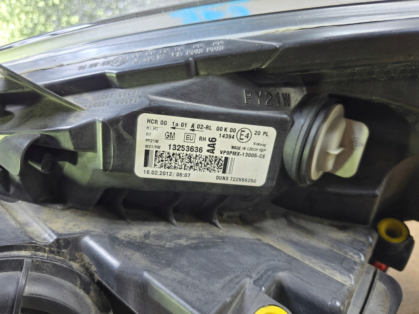 Frontscheinwerfer Opel Meriva S10 13253636 LED Rechts Scheinwerfer Headlight - Thumbnail 9