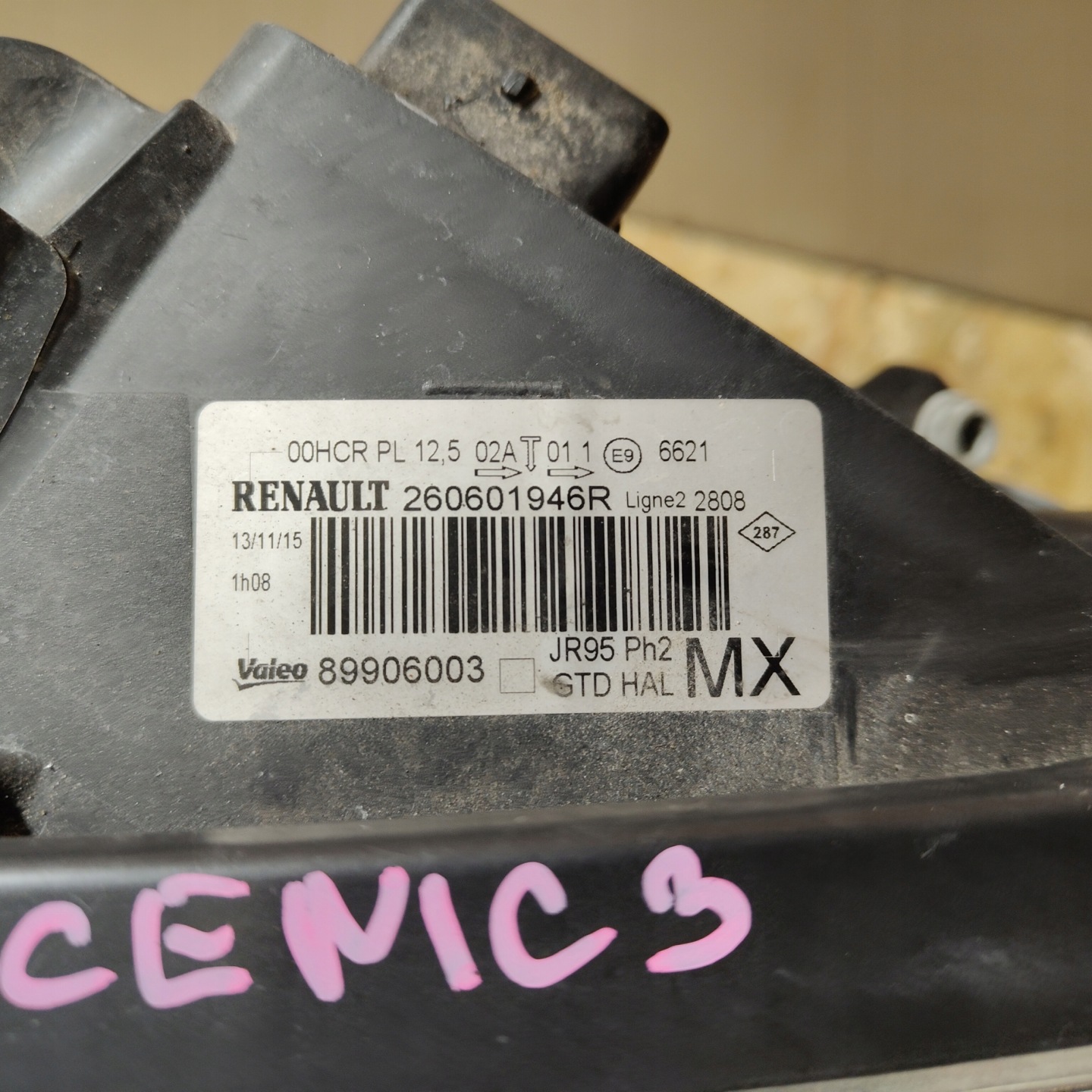 Frontscheinwerfer Renault ScĂ©nic I JA 260601946R LED Links Headlight - Thumbnail 8