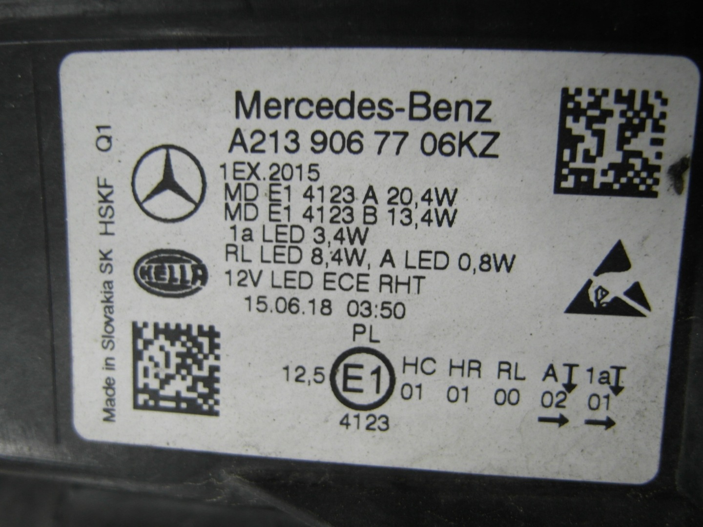 Frontscheinwerfer Mercedes-Benz E-Klasse W213 A2139069606 LED Links Headlight - Thumbnail 7
