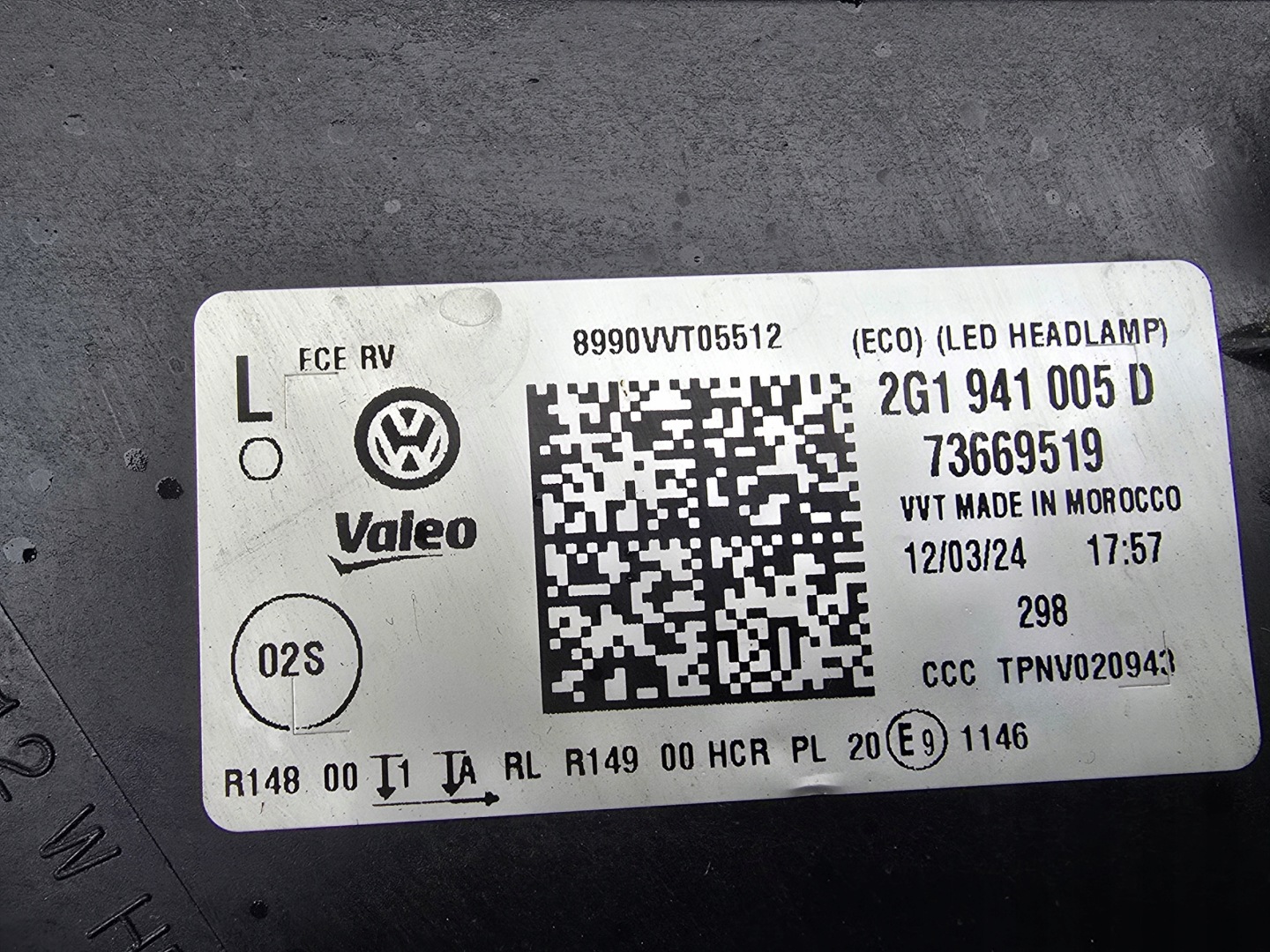 Frontscheinwerfer VW Polo 2G1 2G1941006D LED Links Scheinwerfer Headlight - Thumbnail 6