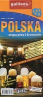 Polska mapa piwa i browarów 1:875 000 Praca zbiorowa