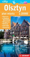 Plan miasta Olsztyn +6 1:20 000 w.2023 DEMART