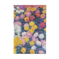 Poznámkový blok s bodkami Paperblanks Monet?s Chrysanthemums Midi