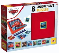 Progresívne puzzle 8 Cars 97784 LISCIANI