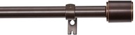 Jednotlivá záclonová tyč 25 mm 183 cm, hnedá
