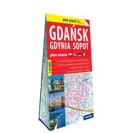 Gdańsk, Gdynia, Sopot - plan miasta w skali 1:26 000