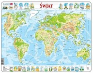 Skladačka Mapa Fyzický svet Maxi