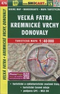 Velka Fatra Kremnicke Vrchy Mapa turystyczna 1:40