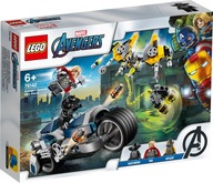 Klocki Lego Avengers Walka na motocyklu 76142 Nowe
