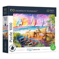 Puzzle Trefl krajobrazy 1000 szt. Puzzle 1000 elementów. Sailboats View