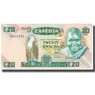 Banknot, Zambia, 20 Kwacha, Undated, Undated, KM:2