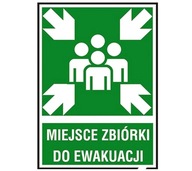 Znak Ewakuacyjny "Miejsce Zbiórki" - Bezpieczeństwo i Organizacja