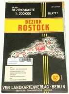 Bezirk Rostock - mapa (niem., 1:200 000, 1975)