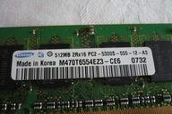 Pamięć Samsung 512MB DDR2 PC2-5300 DDR2