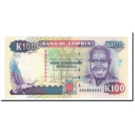 Banknot, Zambia, 100 Kwacha, 1991, KM:34a, UNC(65-