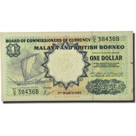 Banknot, Malezja i Brytyjskie Borneo, 1 Dollar, 19