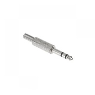 Wtyk Jack 6,3mm stereo metal