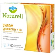 Naturell Chróm Organický vitamín B3 60 tablety