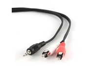 Kabel minijack (3,5 mm) - 2x RCA (chinch) 1,5 metra CCA-458-1.5M